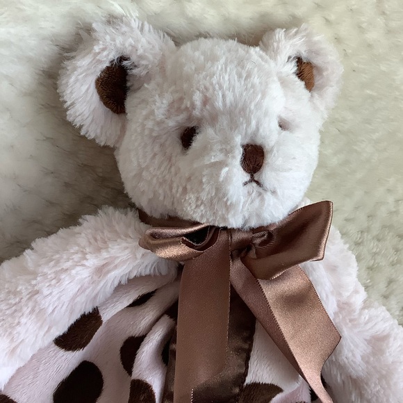 Bearington Baby Plush Bear Lovey Stuffed Animal Security Blanket Toy - Picture 2 of 6